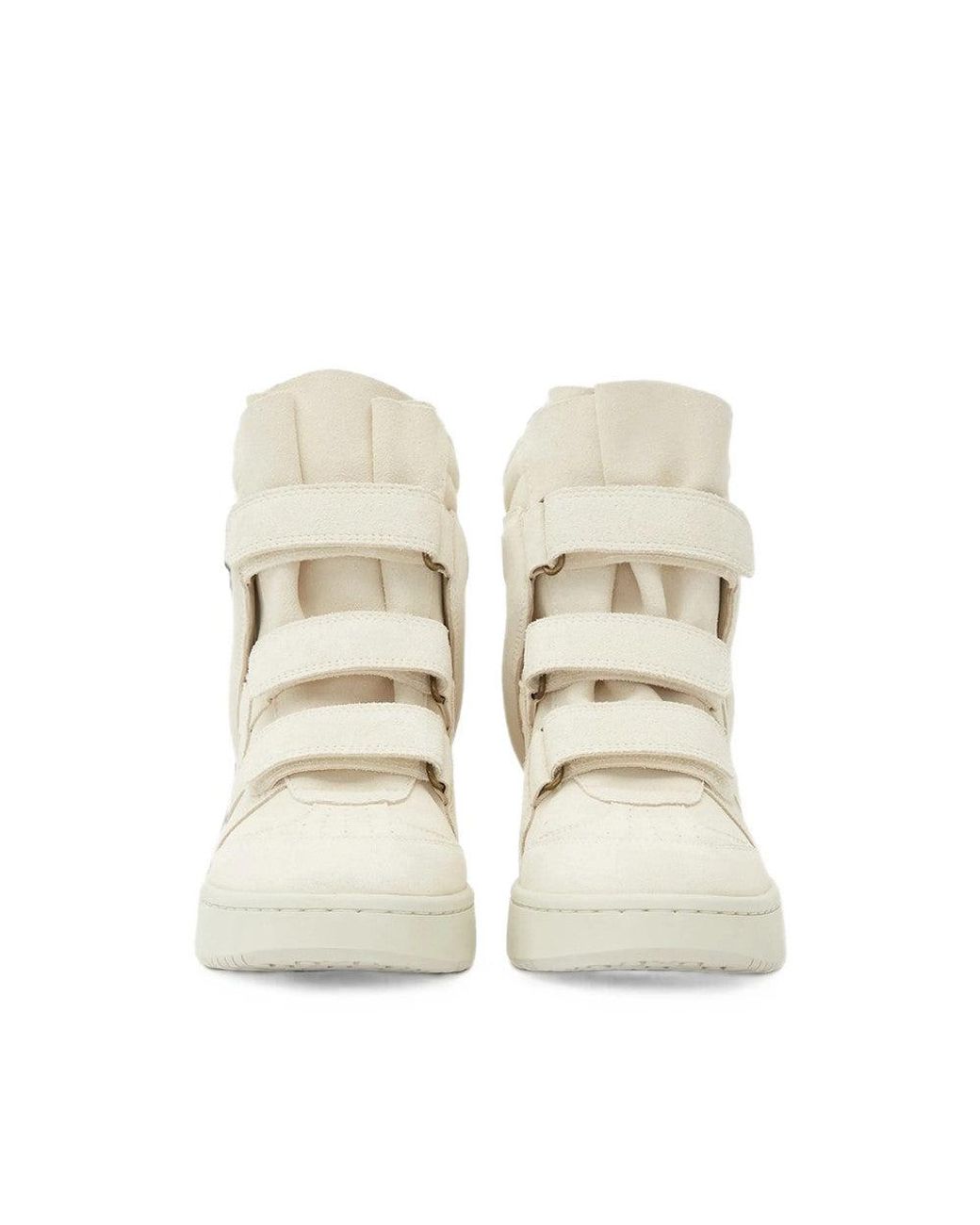 Isabel Marant Natural Perforated Bekett Sneakers