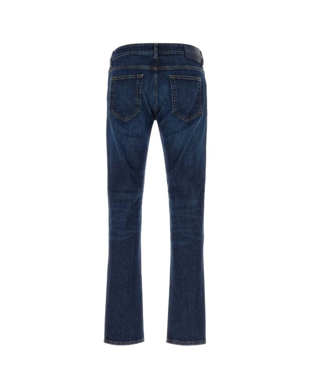 PT Torino Blue Mid Rise Jeans for men
