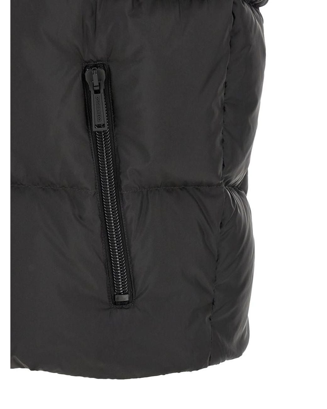 DSquared² Black 'D2 Upside Down' Vest for men