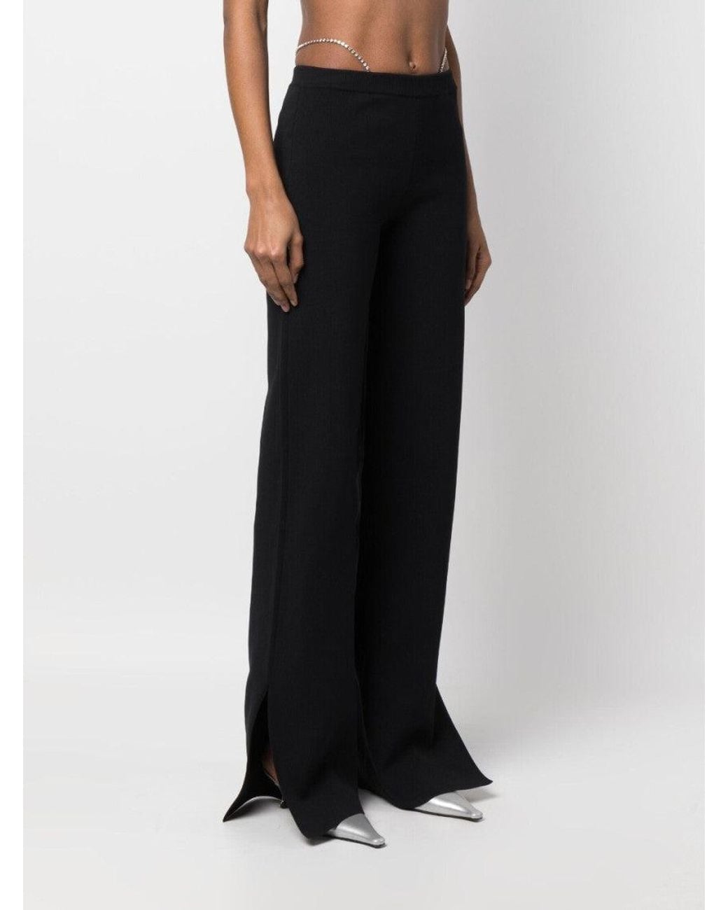 Gcds Black Wide Leg Trousers