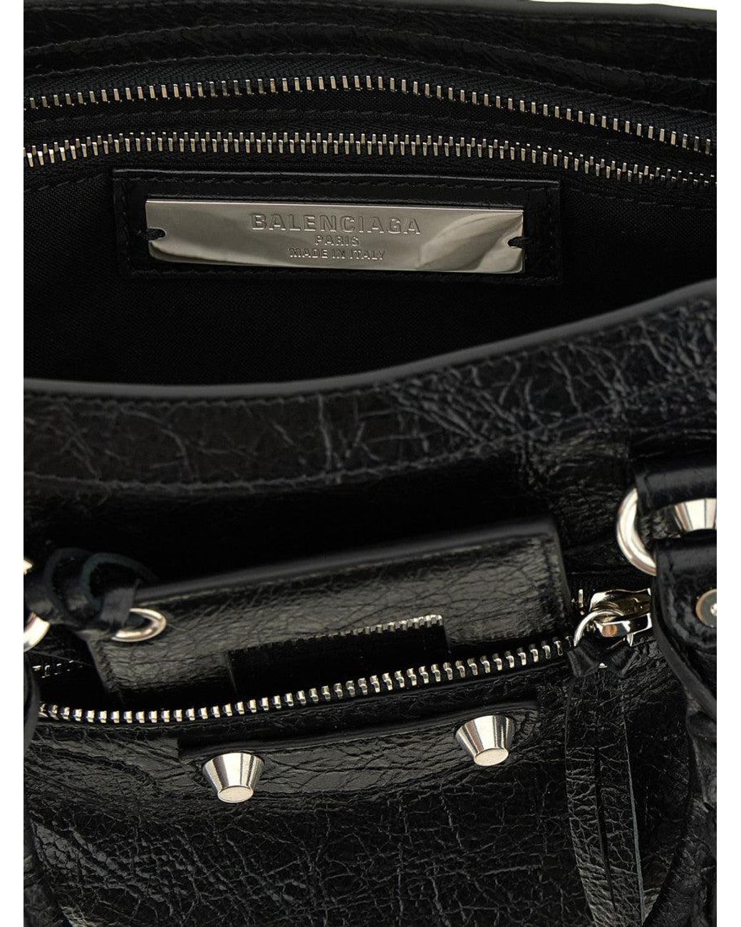 Balenciaga Black Le City Small Satchel