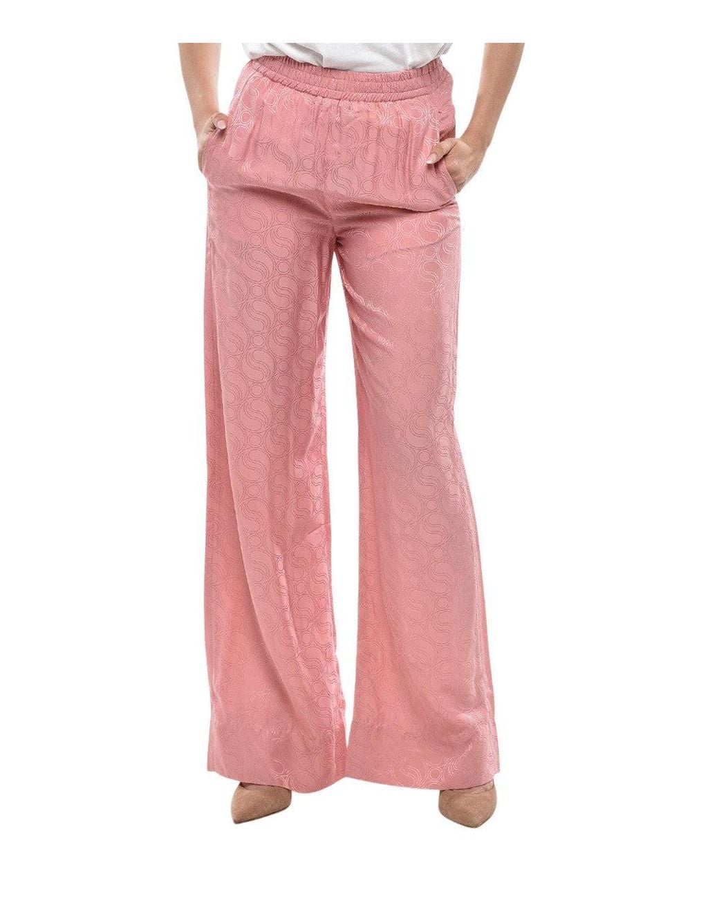 Stella McCartney Pink Relaxed Drawstring Pants