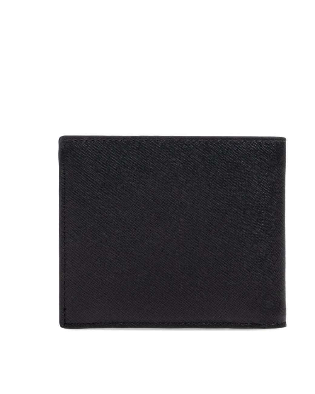 Paul Smith Black Textured Logo Wallet for men