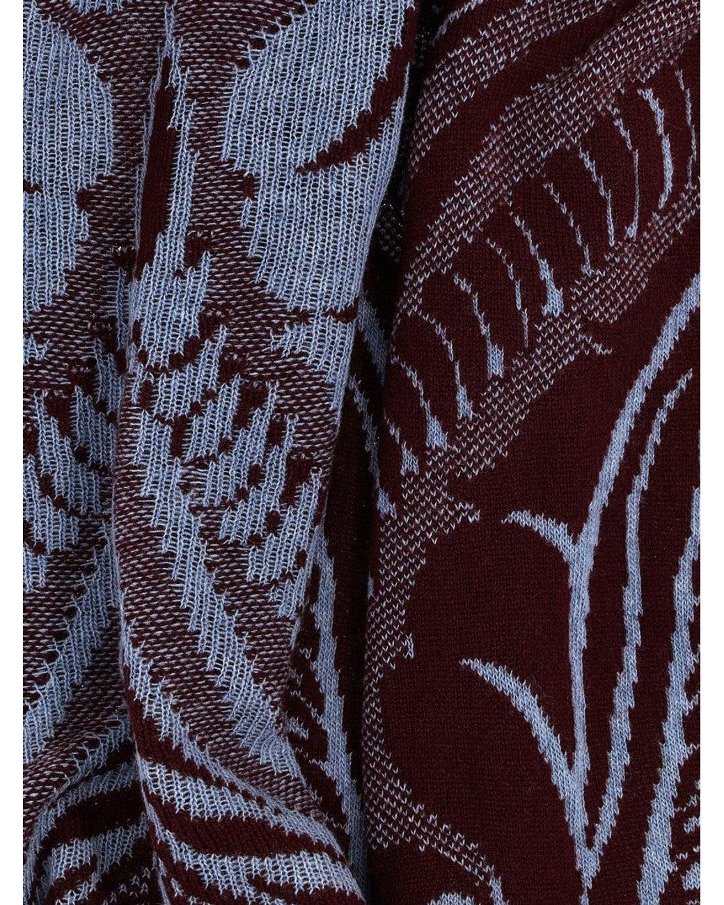 Etro Blue Barocco Scarf