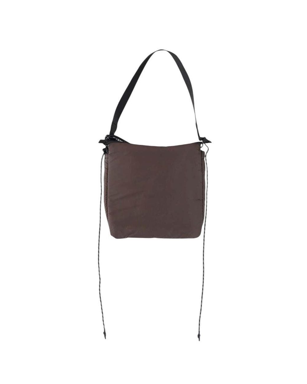 And Wander White Logo Mini Shoulder Bag for men
