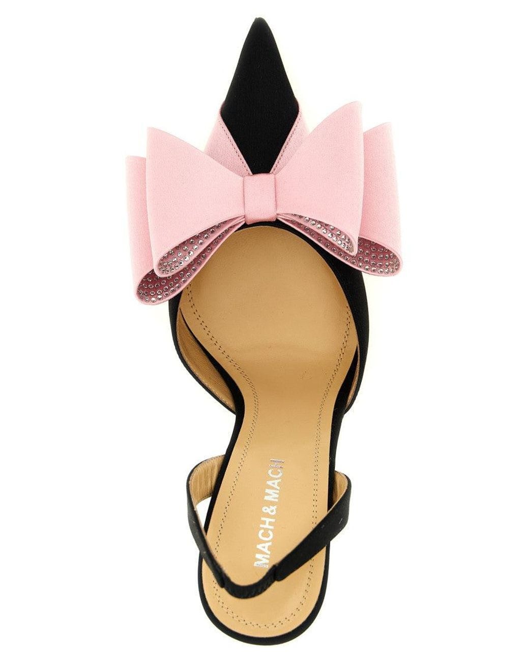 Mach & Mach Pink Slingback Heels
