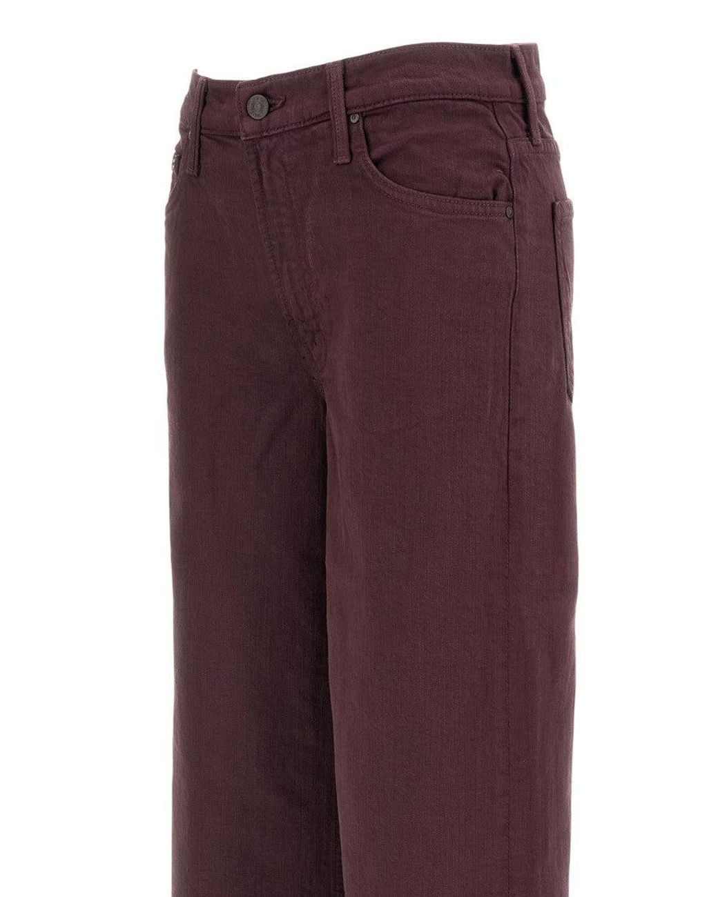 Mother Purple Loose High Rise Jeans