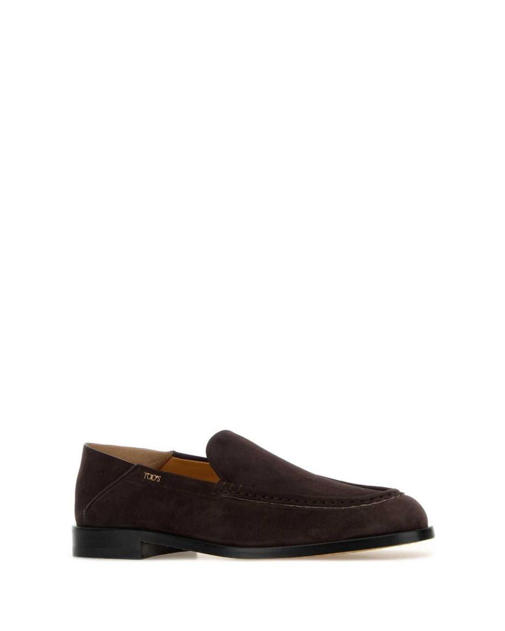 Tod's Black Solid Loafers