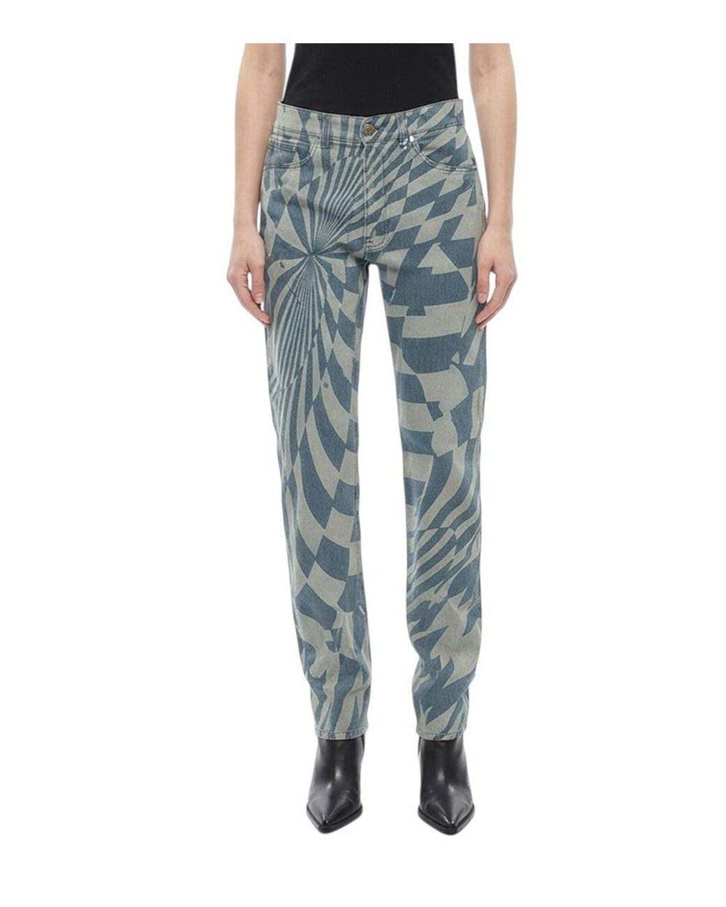 Stella McCartney Blue Skinny High Rise Jeans