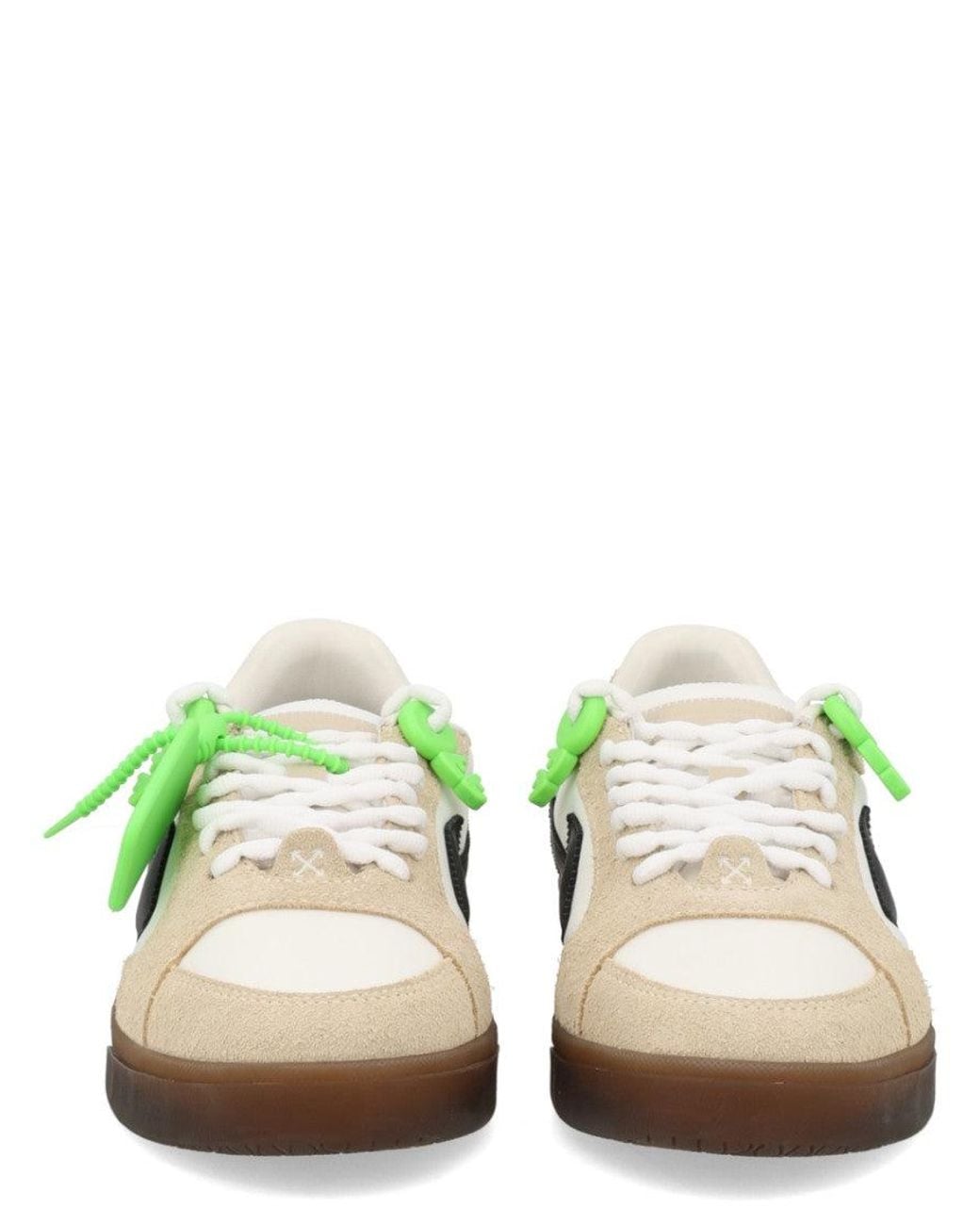 Off-White c/o Virgil Abloh Green Arrow Low-Top Sneakers