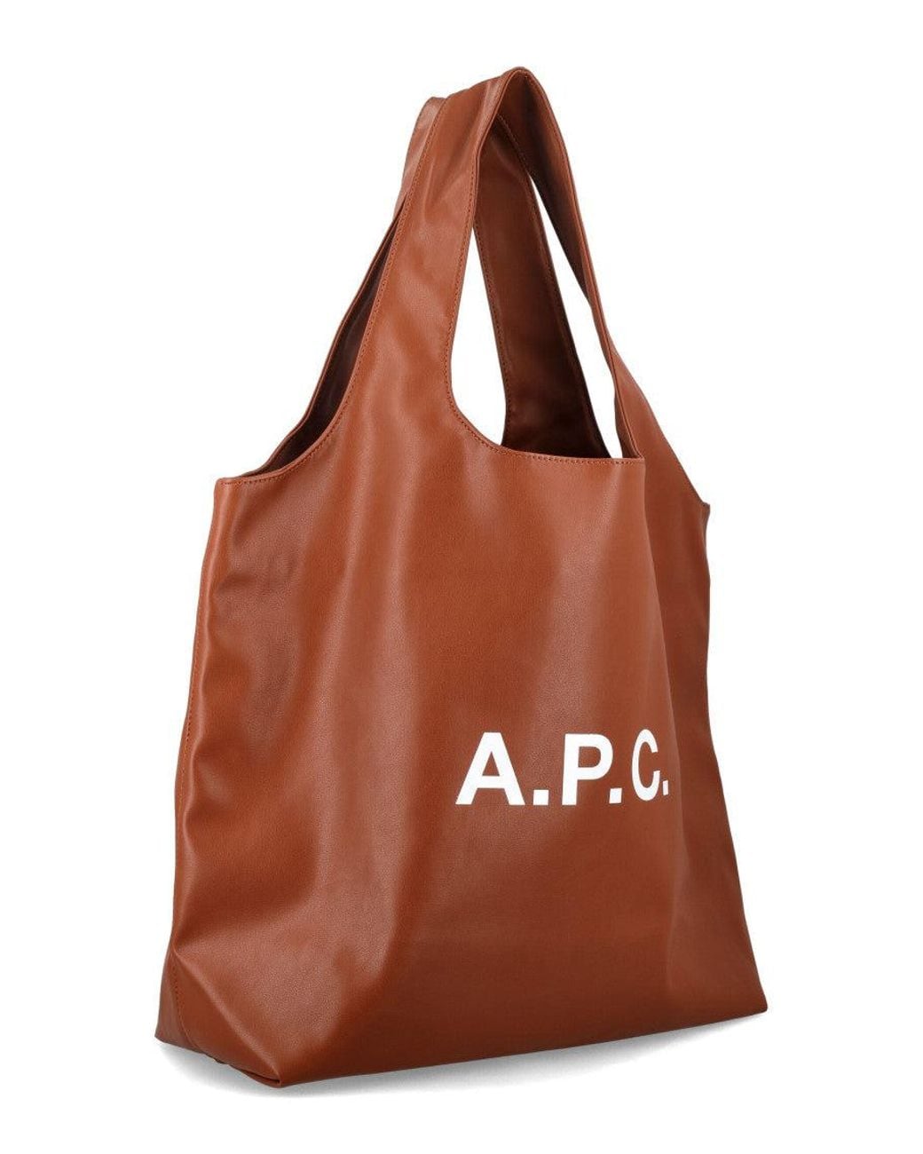 A.P.C. Brown Ninon Tote Bag