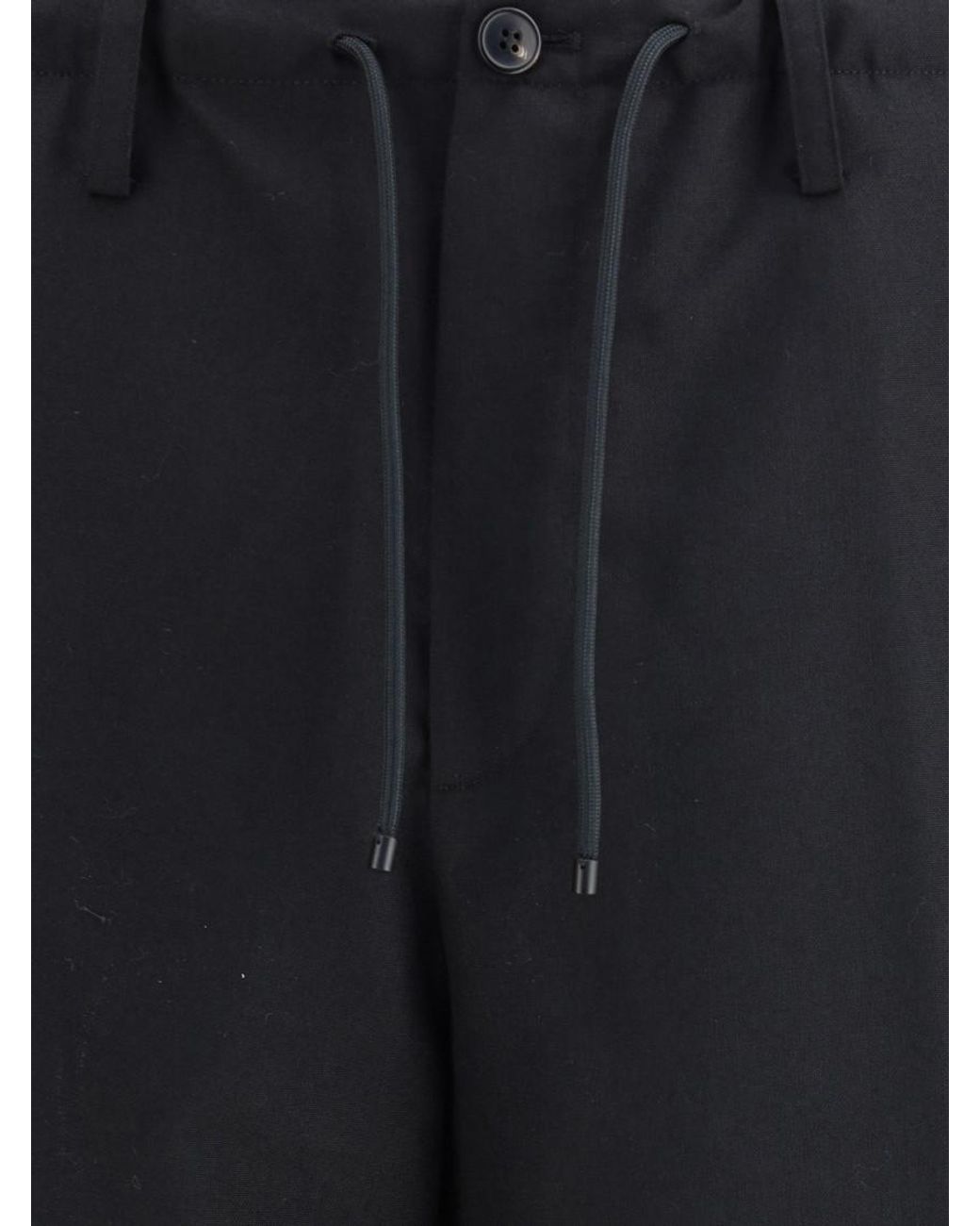 Dries Van Noten Blue Wool Pants for men