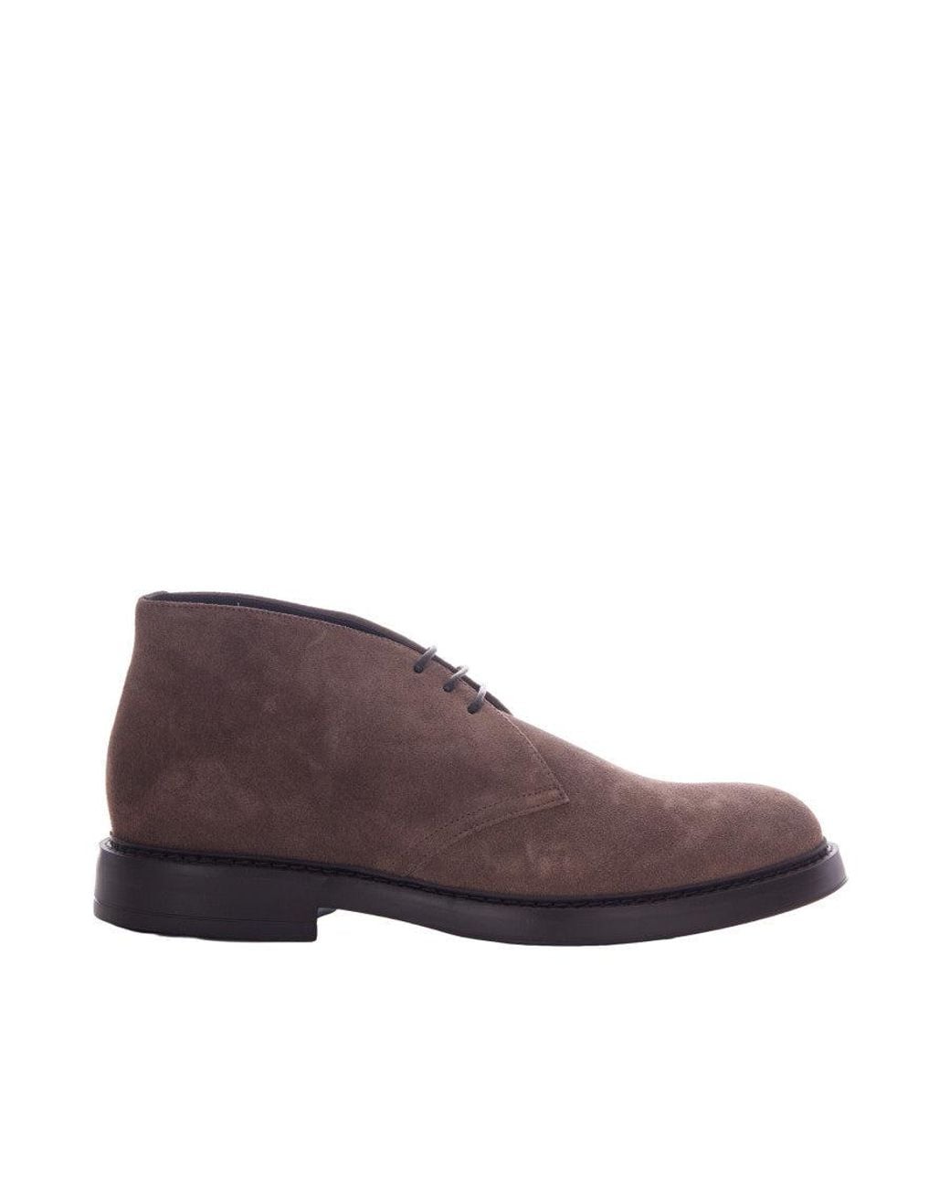 Doucal's Purple Chukka Dress Shoes for men