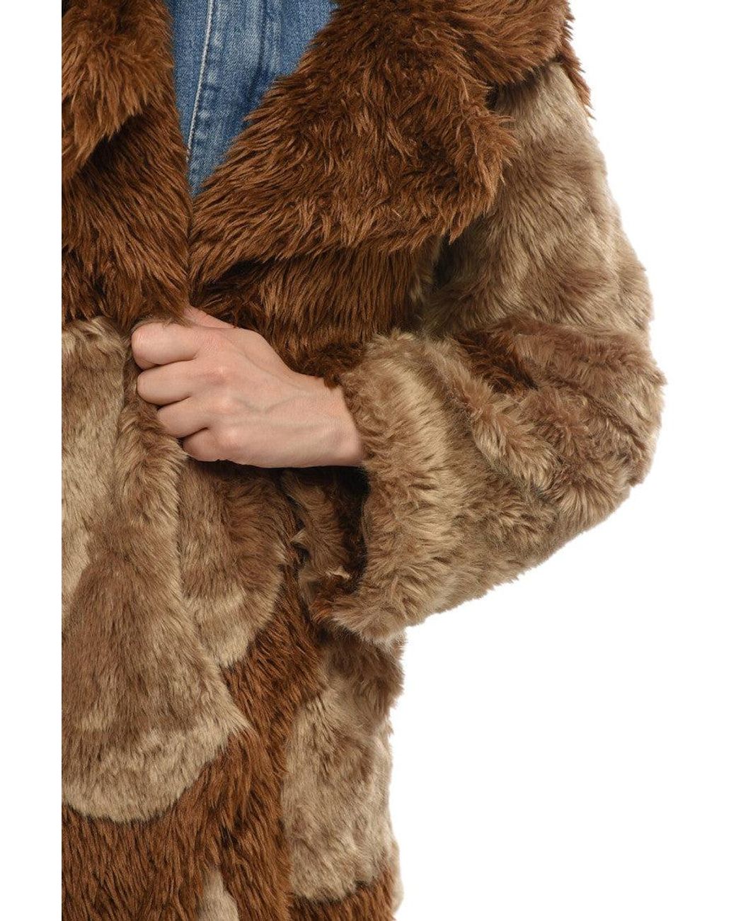Stella McCartney Brown Notched Lapel Trench Coat