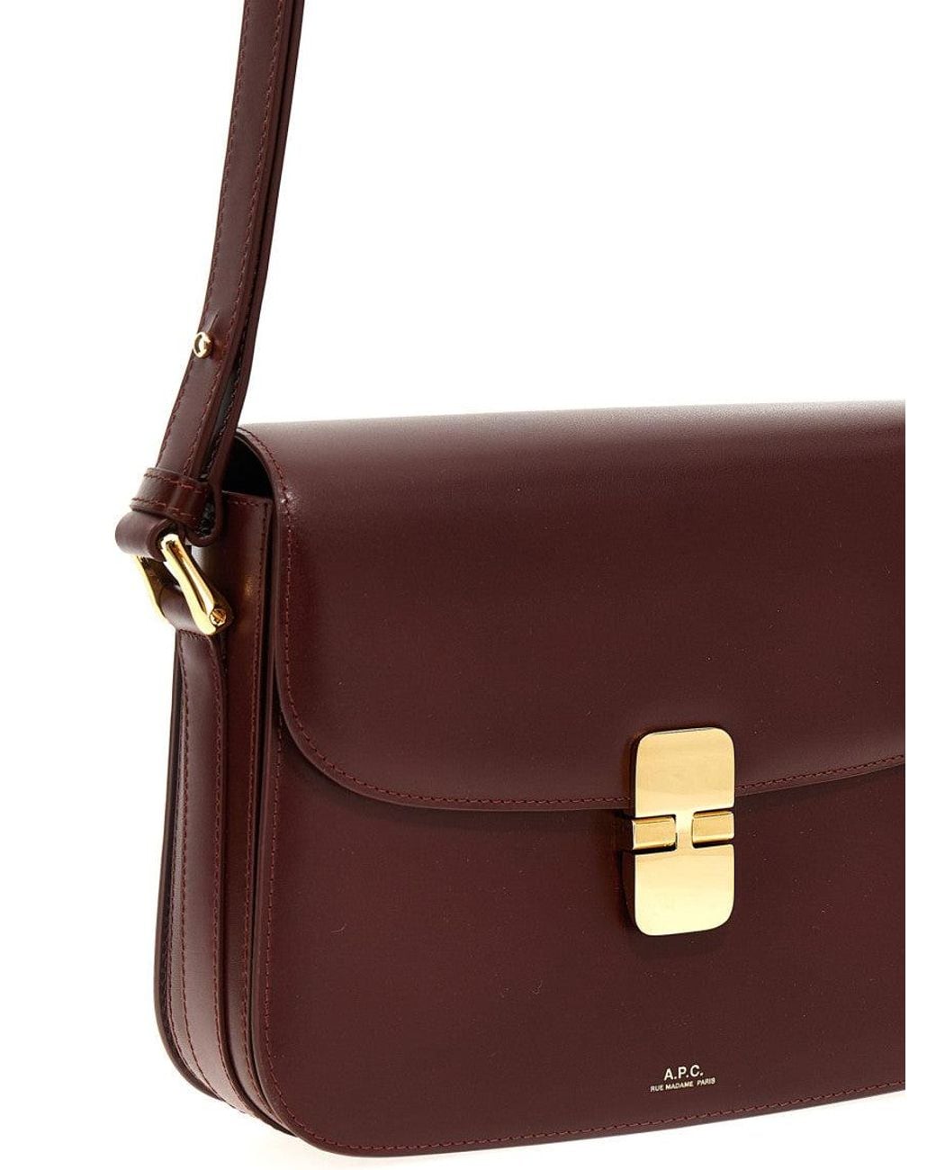 A.P.C. Red Grace Small Crossbody Bag