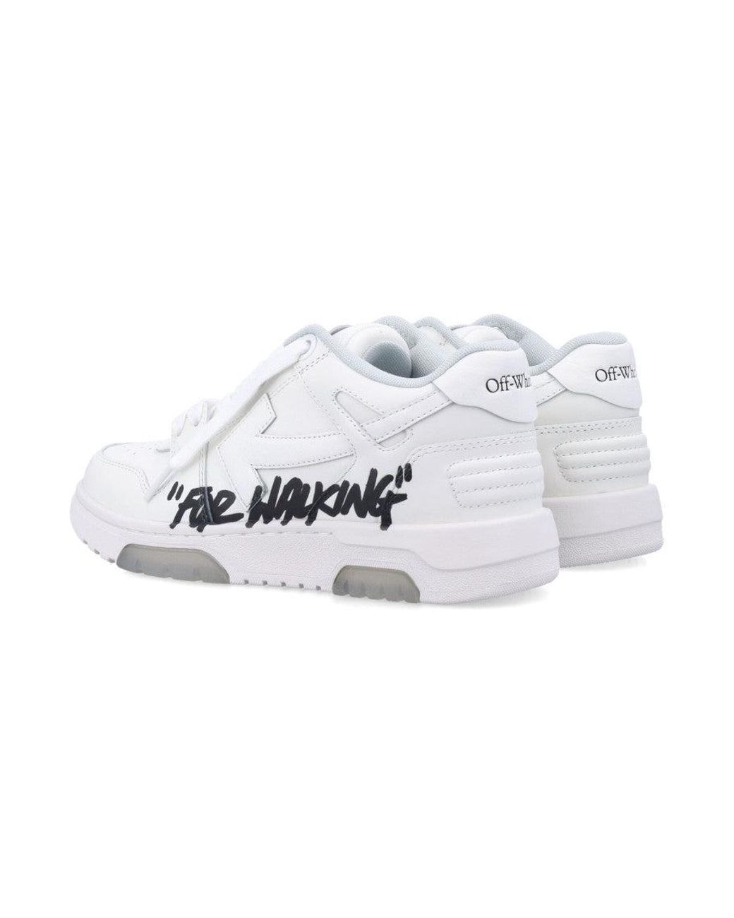 Off-White c/o Virgil Abloh Metallic Lace Up Sneakers