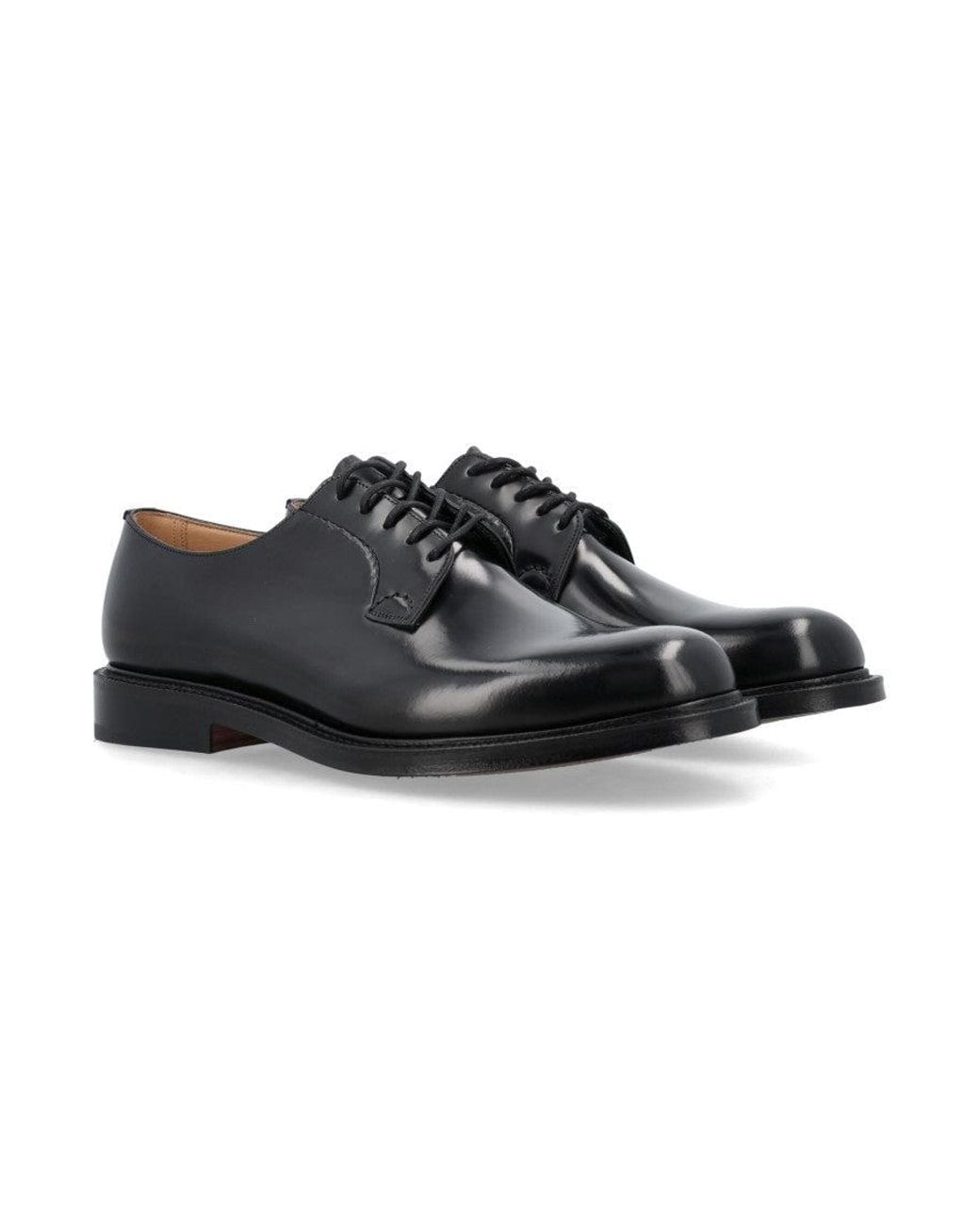Church's Black Shannon Lace-Up Shoes for men