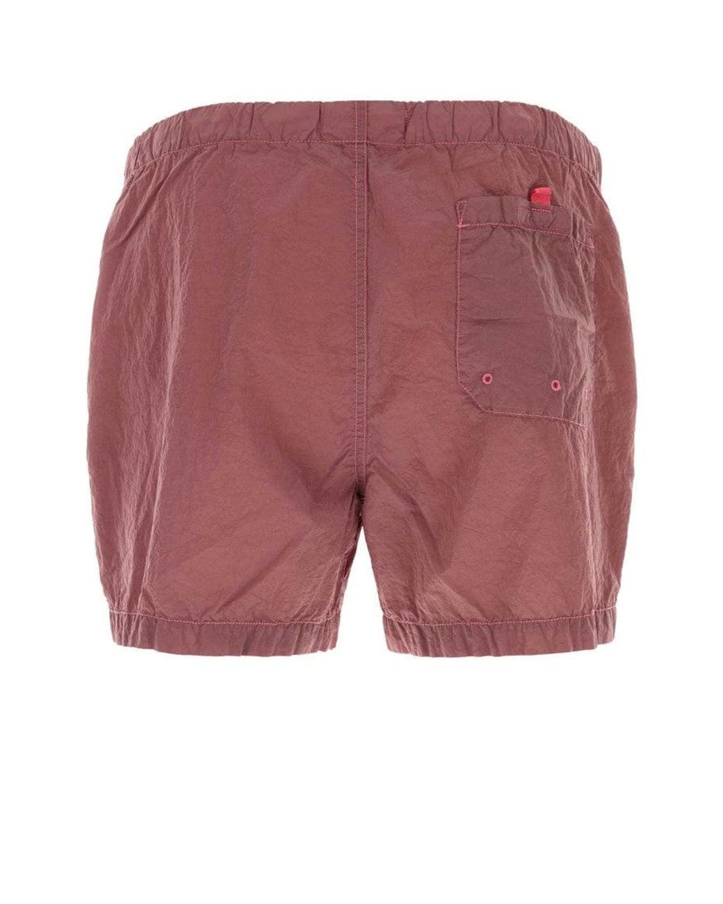 Stone Island Pink Slim Swim Shorts for men