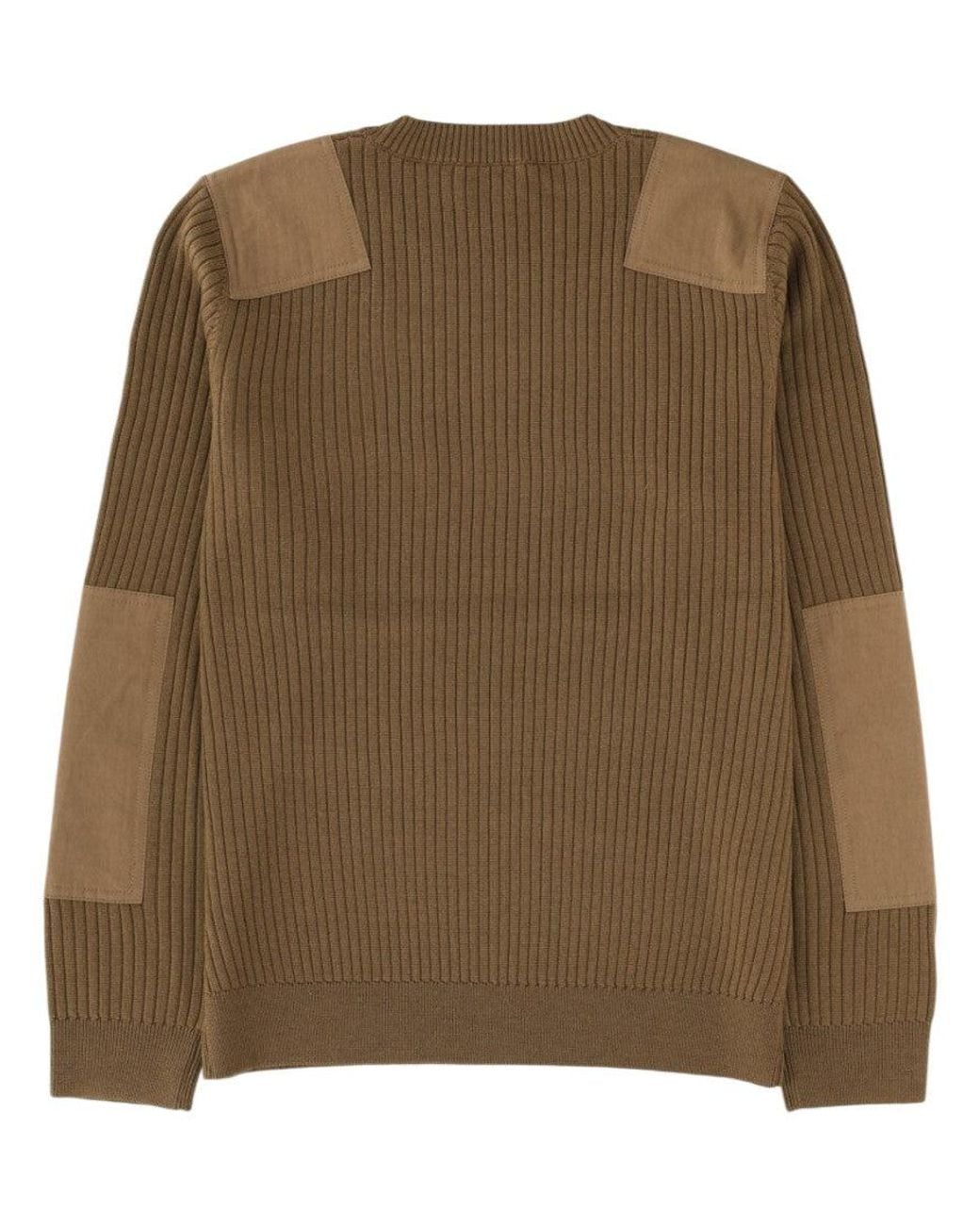 A.P.C. Brown Crew Neck Sweater for men