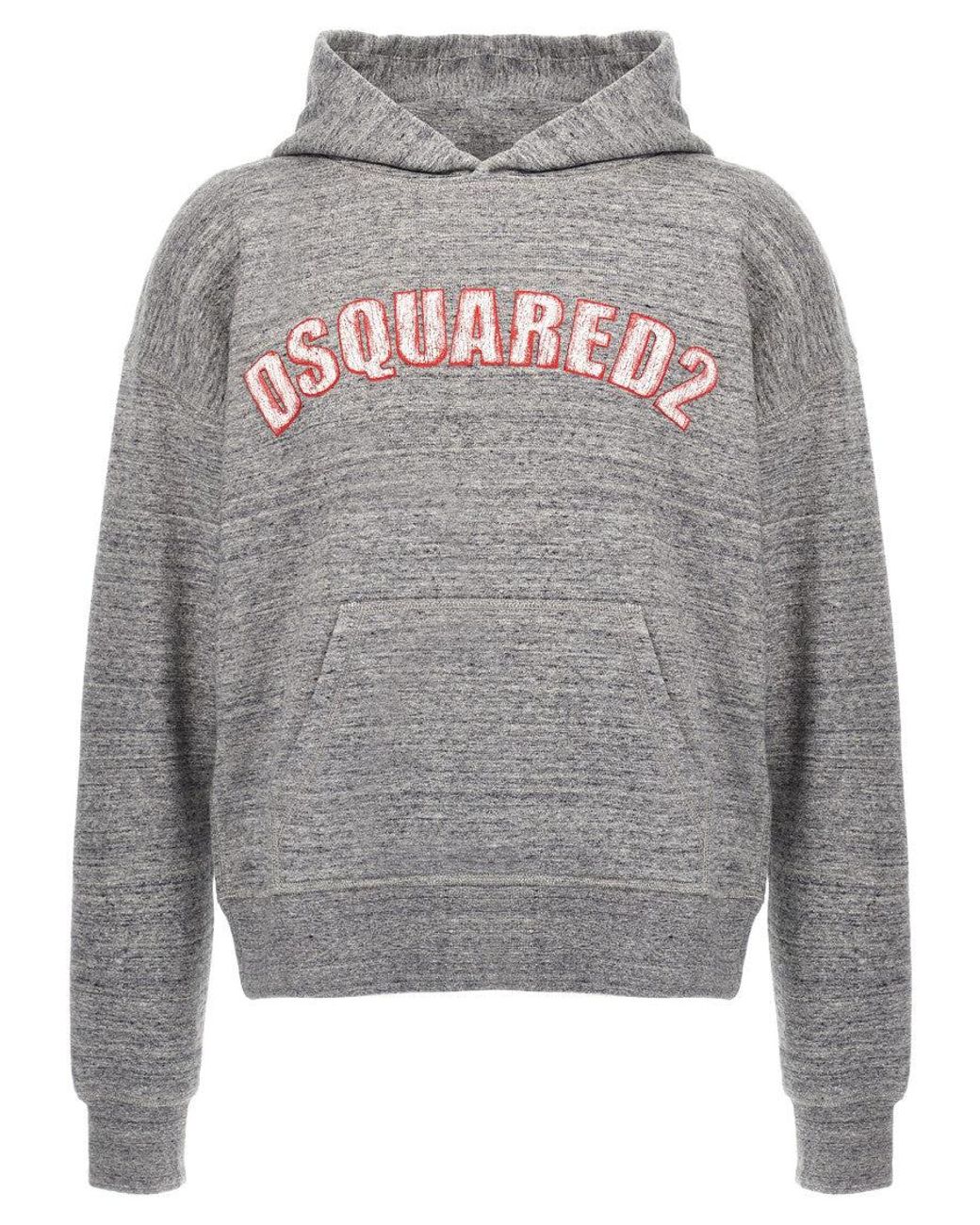 DSquared² Gray 'Nyc Fit' Hoodie for men