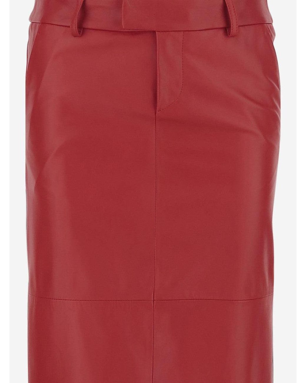 ARMARIUM Red 'Loren' Skirt