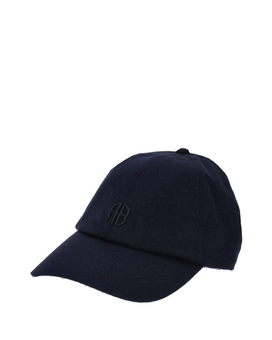 Anine Bing Blue Logo Baseball Cap