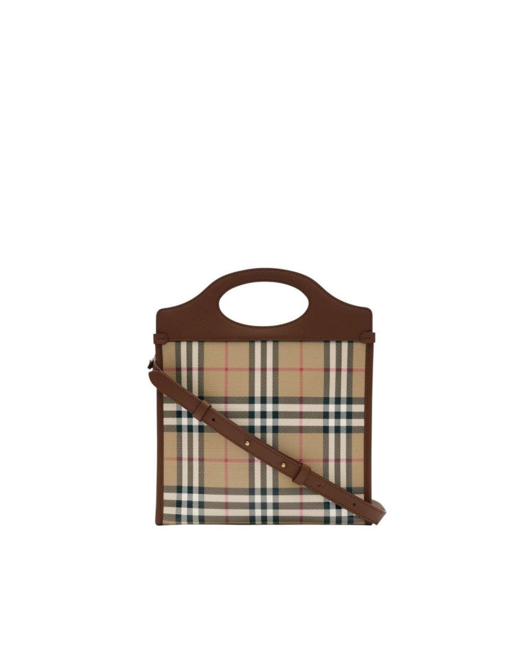 Burberry Natural Check Mini Tote
