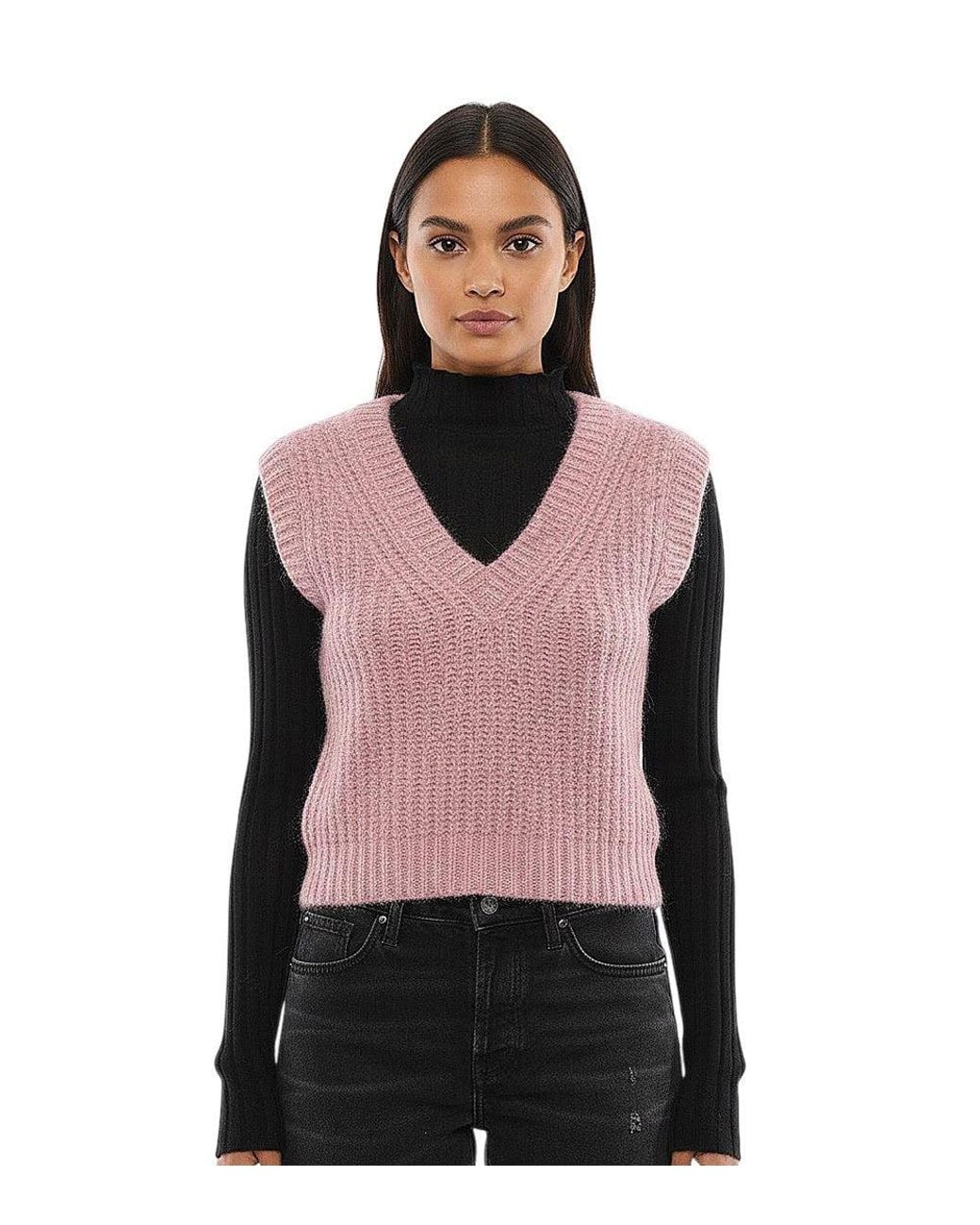 Rodebjer Black Knitted V Neck Sweater