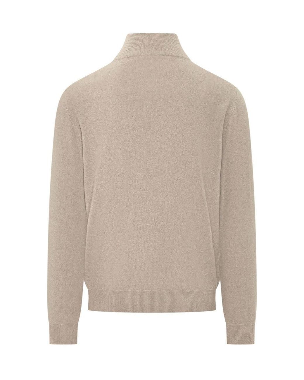 Malo Natural Light Knitted Sweater for men
