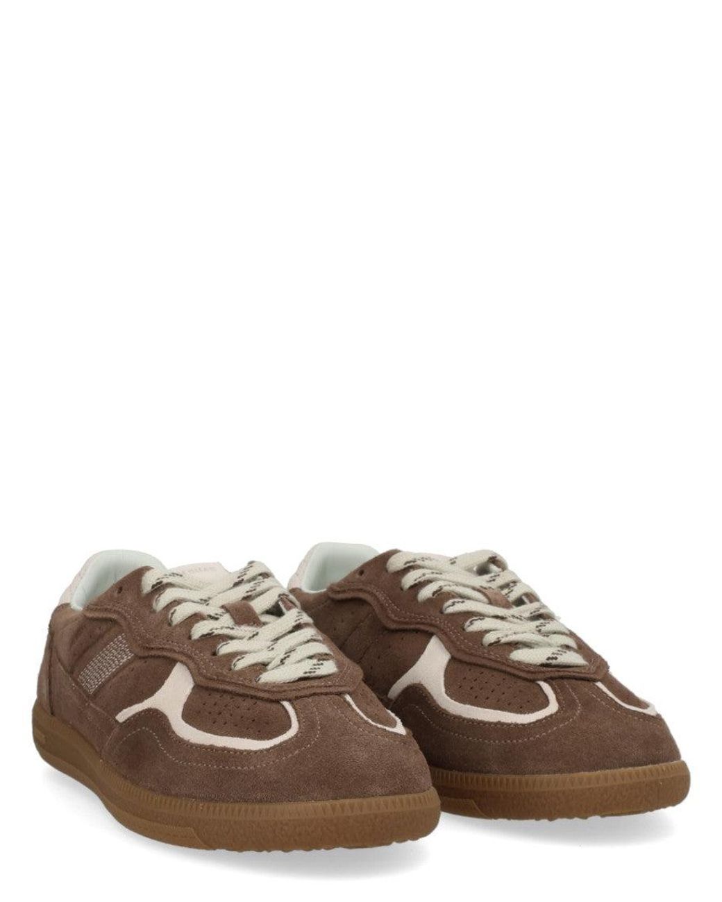 Alohas Brown Lace-Up Sneakers