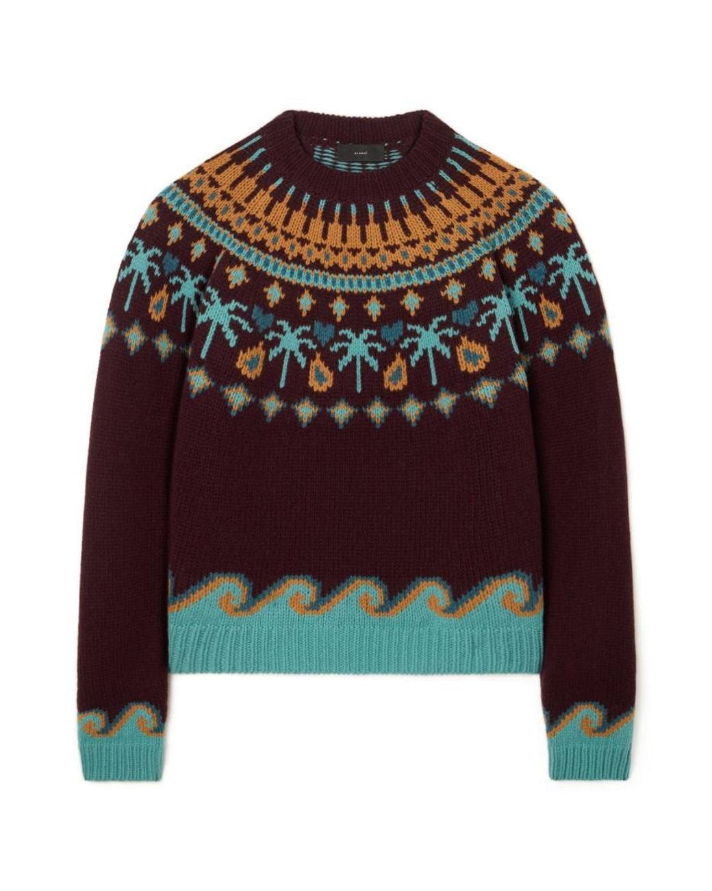 Alanui Red Crew Neck Sweater