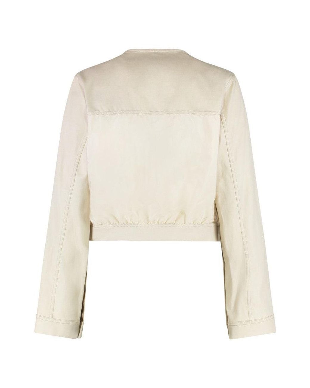 Moncler Natural Off Round Neck Jacket