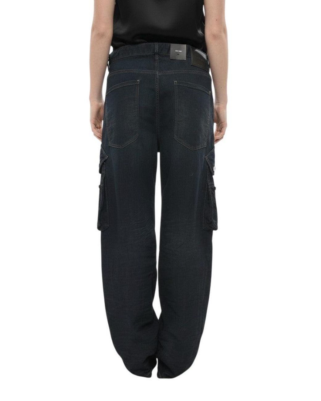 DSquared² Black Relaxed Mid Rise Jeans