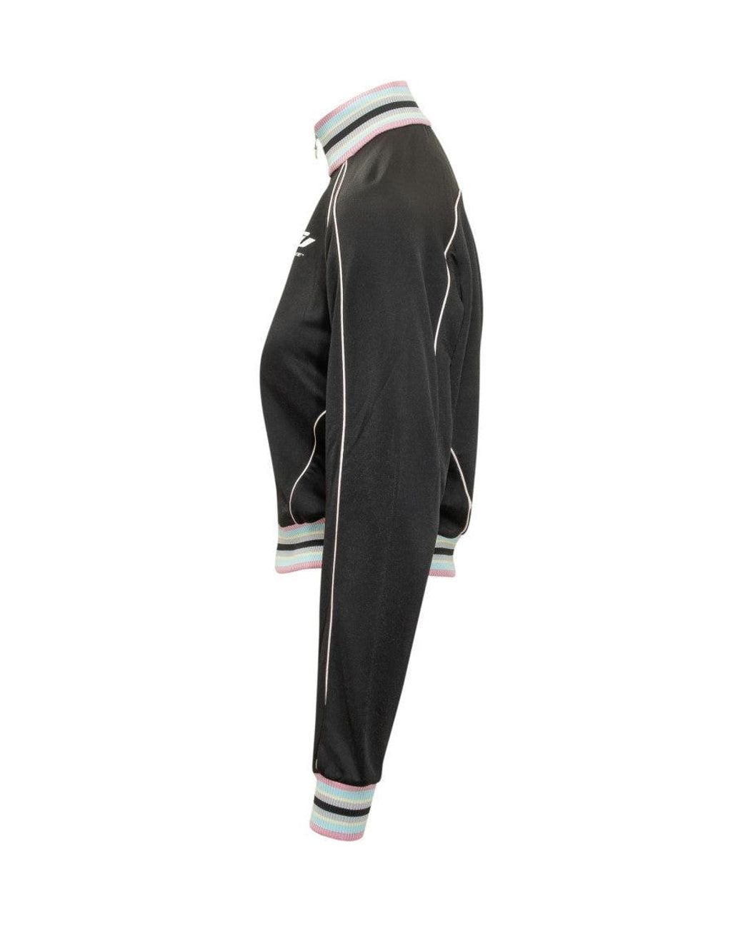 Off-White c/o Virgil Abloh Black Solid Mock Collar Jacket