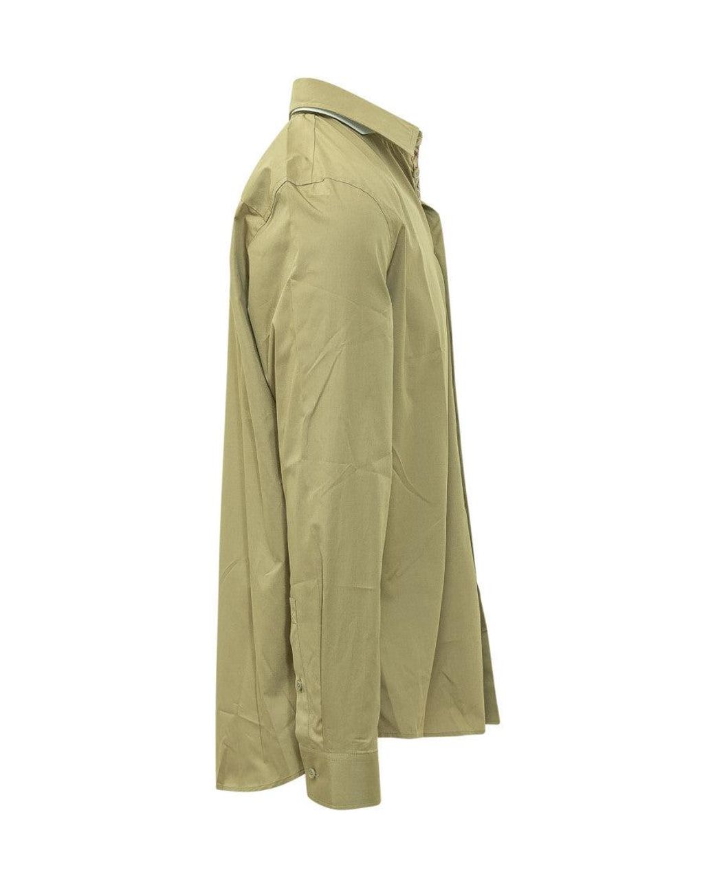 Burberry Green Regular Solid Shirt for men