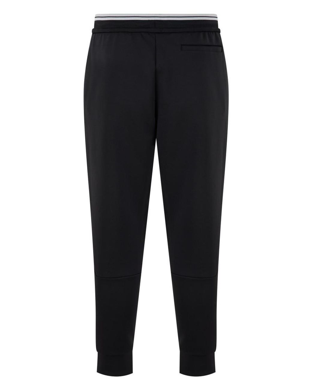Boss Black Tapered Drawstring Joggers for men