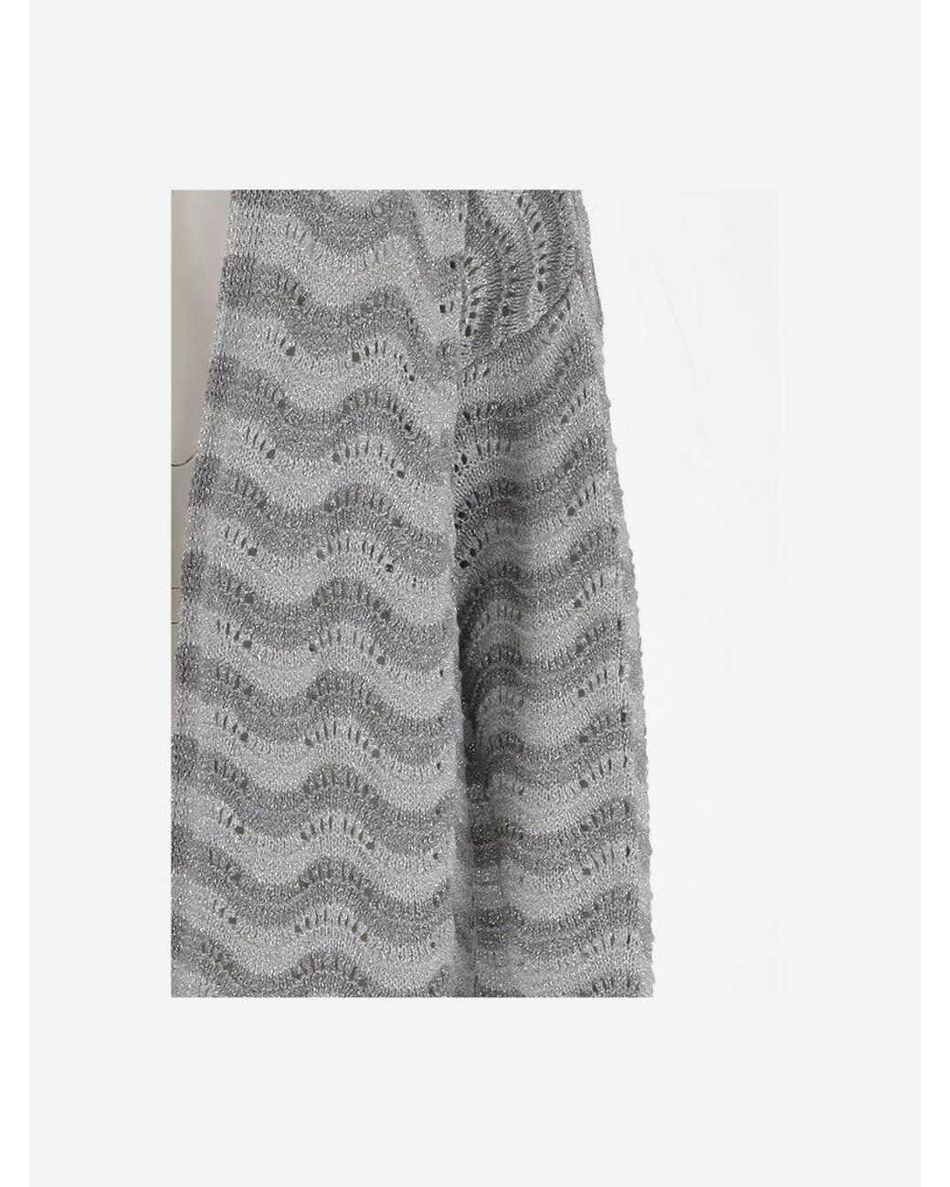 Market Gray Wavy-Pattern Cardigan