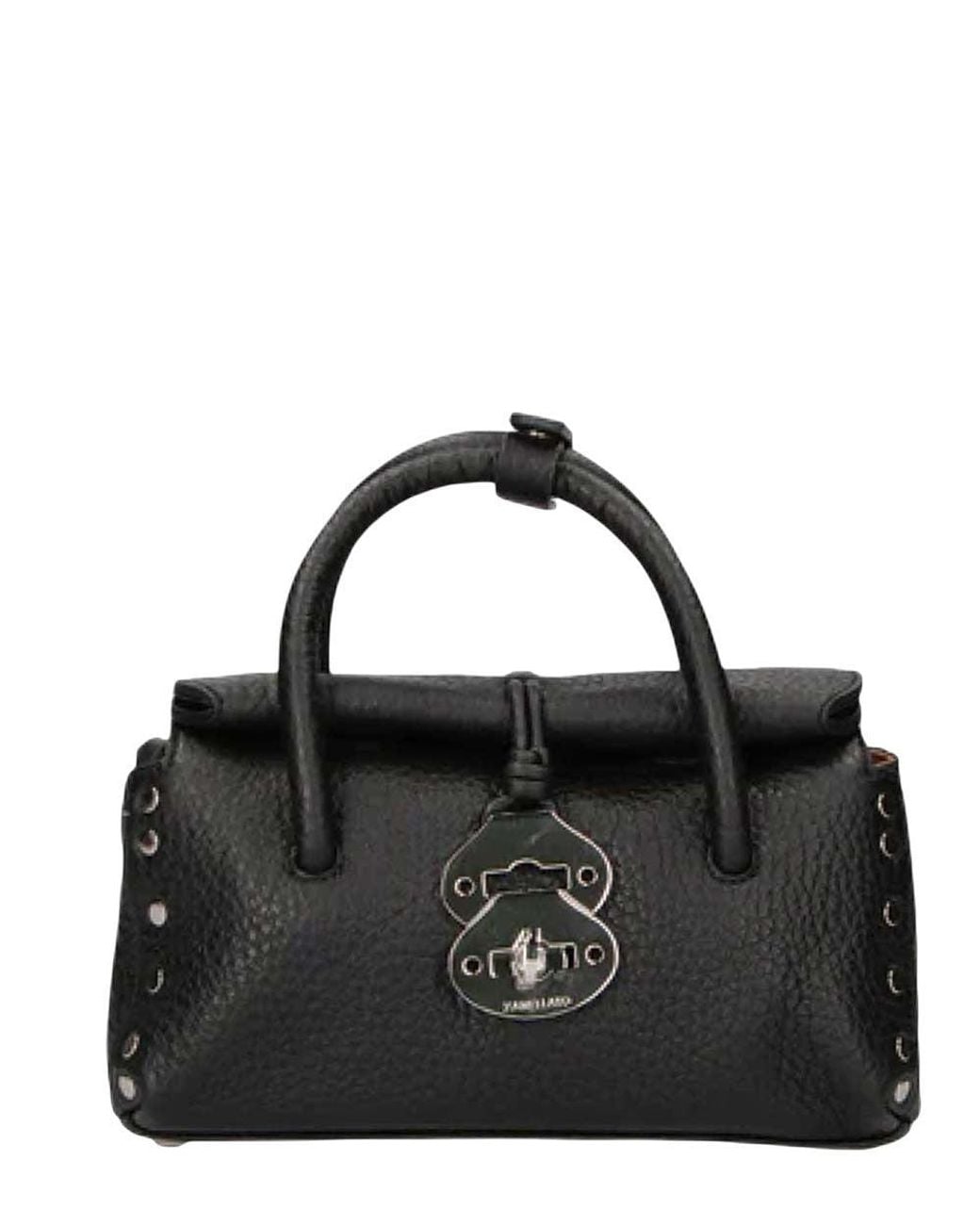 Zanellato Black Dotta Centauro Mini Satchel