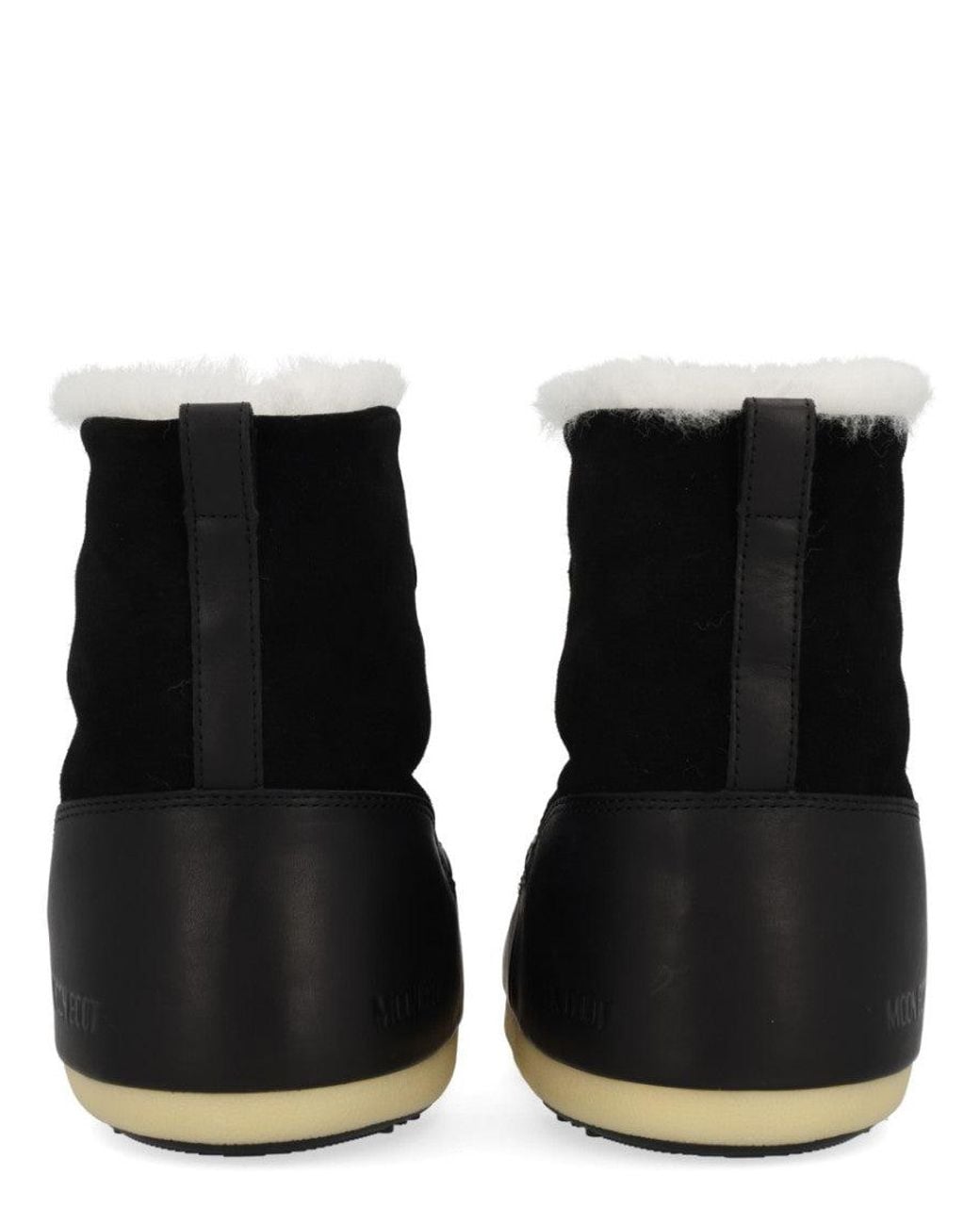 Moon Boot Black Solid Igloo Boots for men