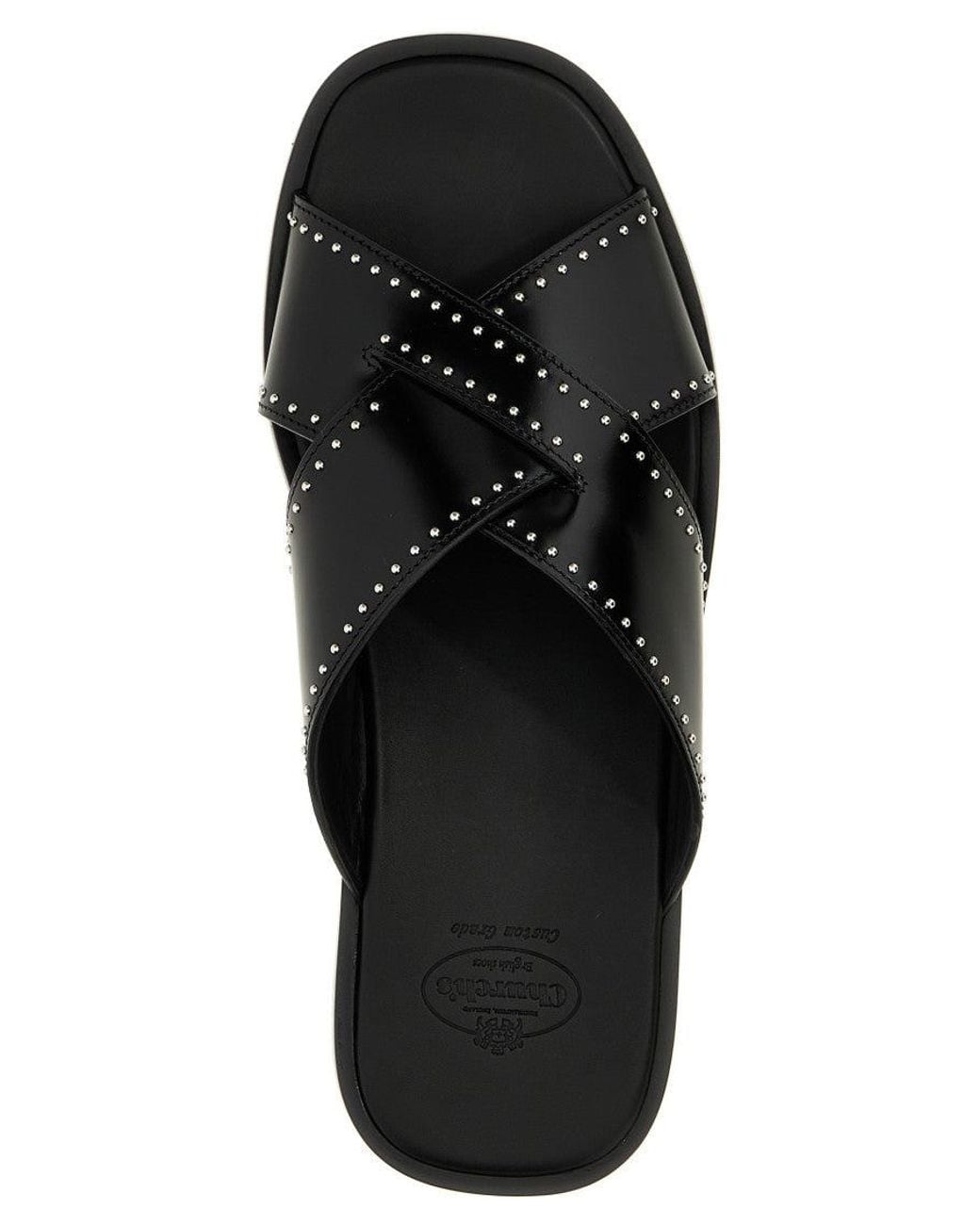 Church's Black Slip On Sandals