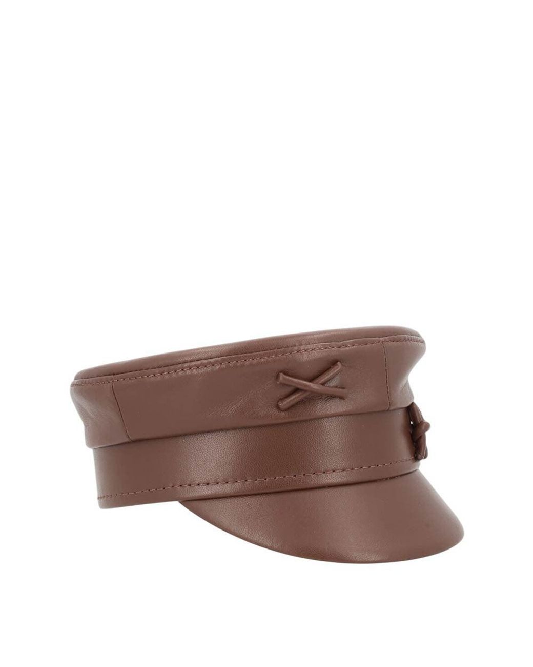 Ruslan Baginskiy Brown Solid Bakerboy Hat