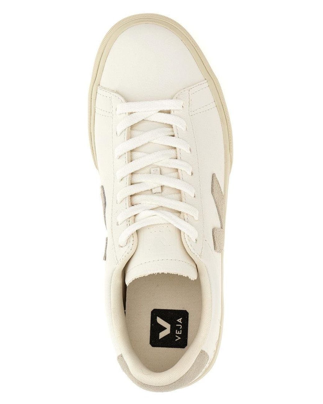 Veja White Campo Sneakers for men