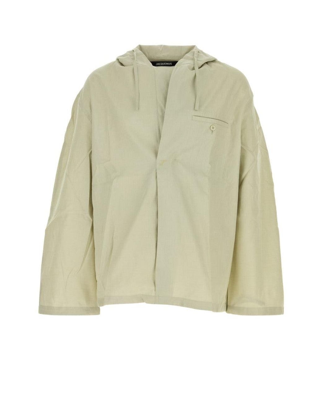 Jacquemus Green Light Logo Hooded Jacket for men