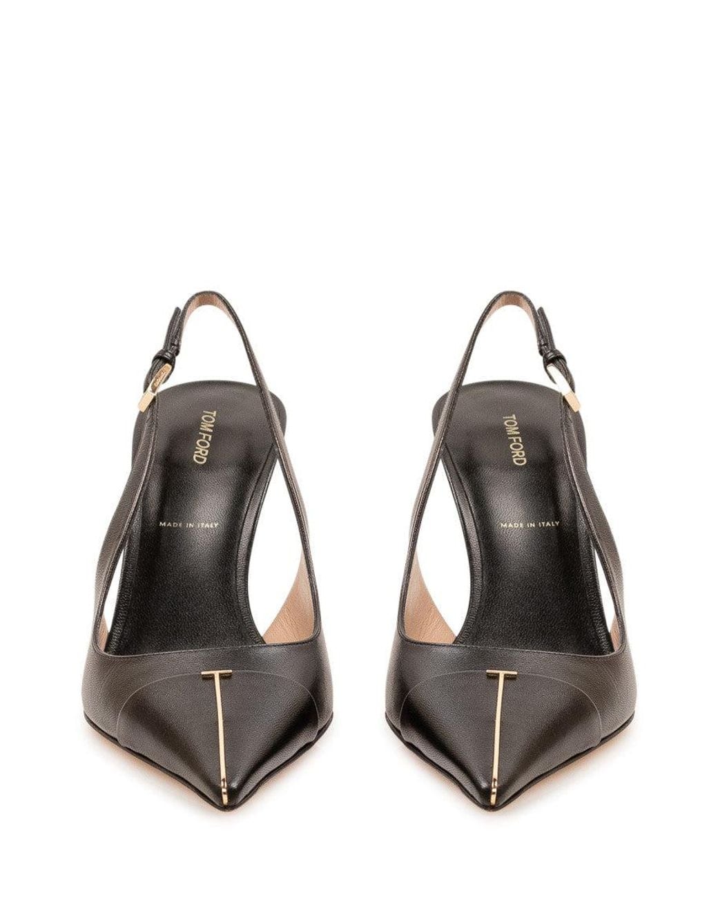 Tom Ford Black Fashion Slingback Heels