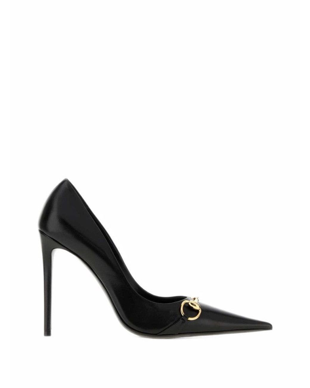 Gucci Black Horsebit Pumps