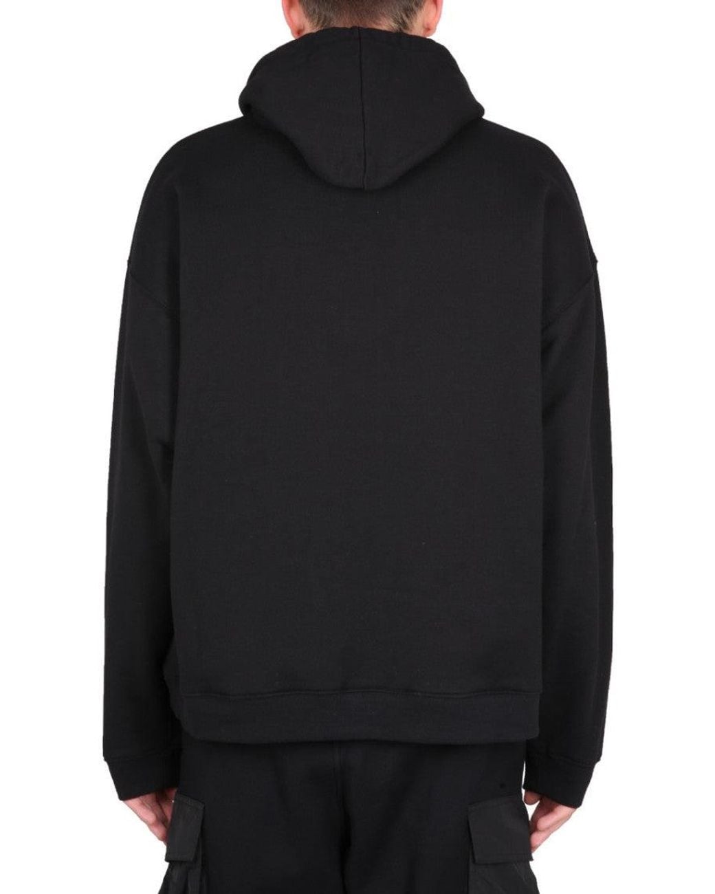 DSquared² Black Sunrise Print Sweatshirt With Hood For for men