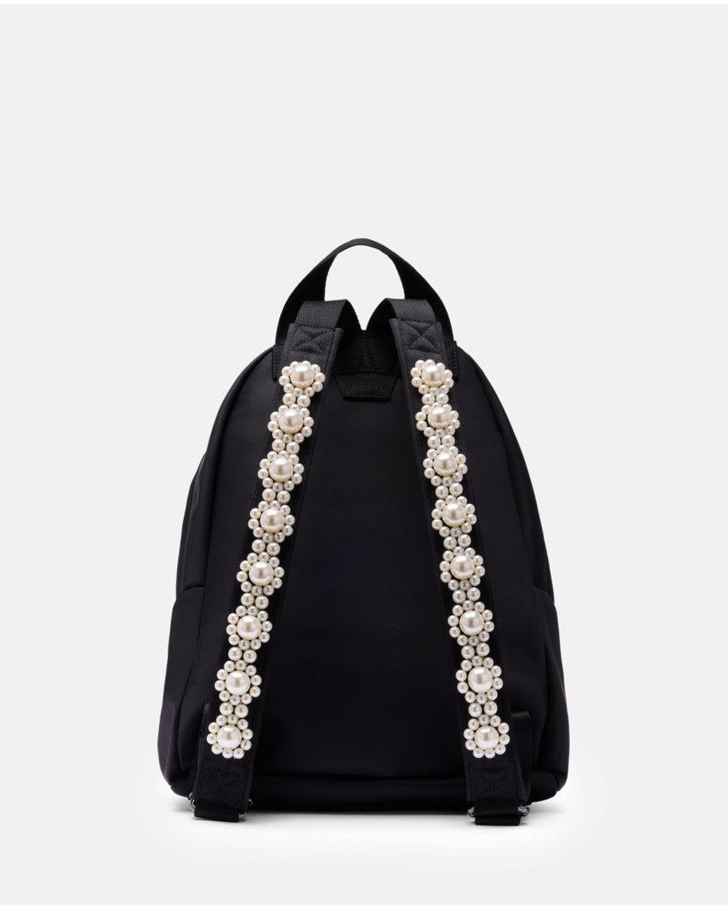 Simone Rocha Black Bow Front Backpack