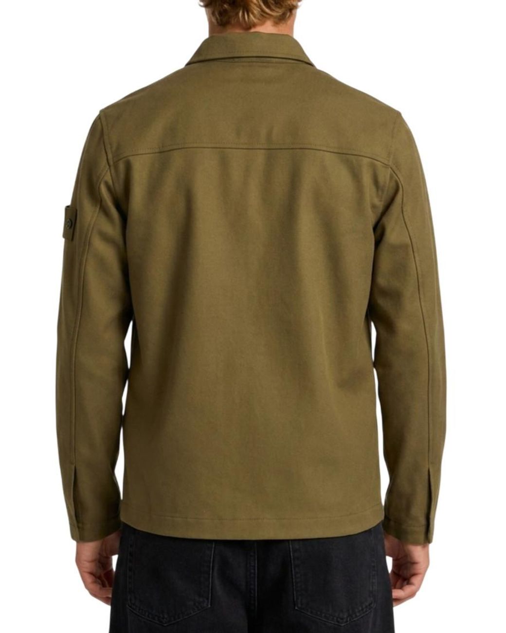 Stone Island Green Regular Overshirt for men