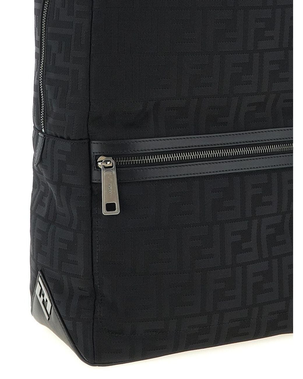 Fendi Black Lui Large Backpack for men
