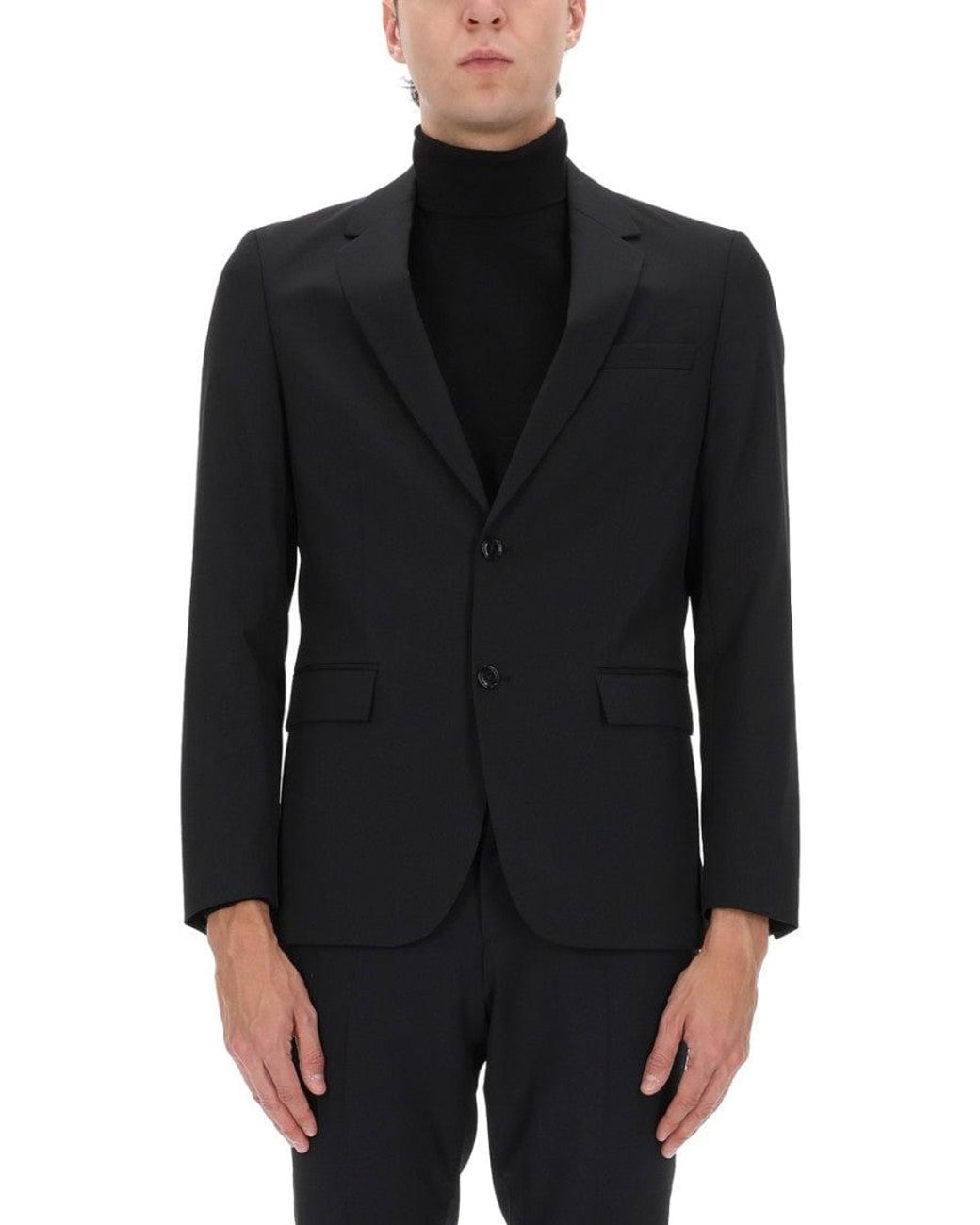 Boss Black Notched Lapel Jacket for men